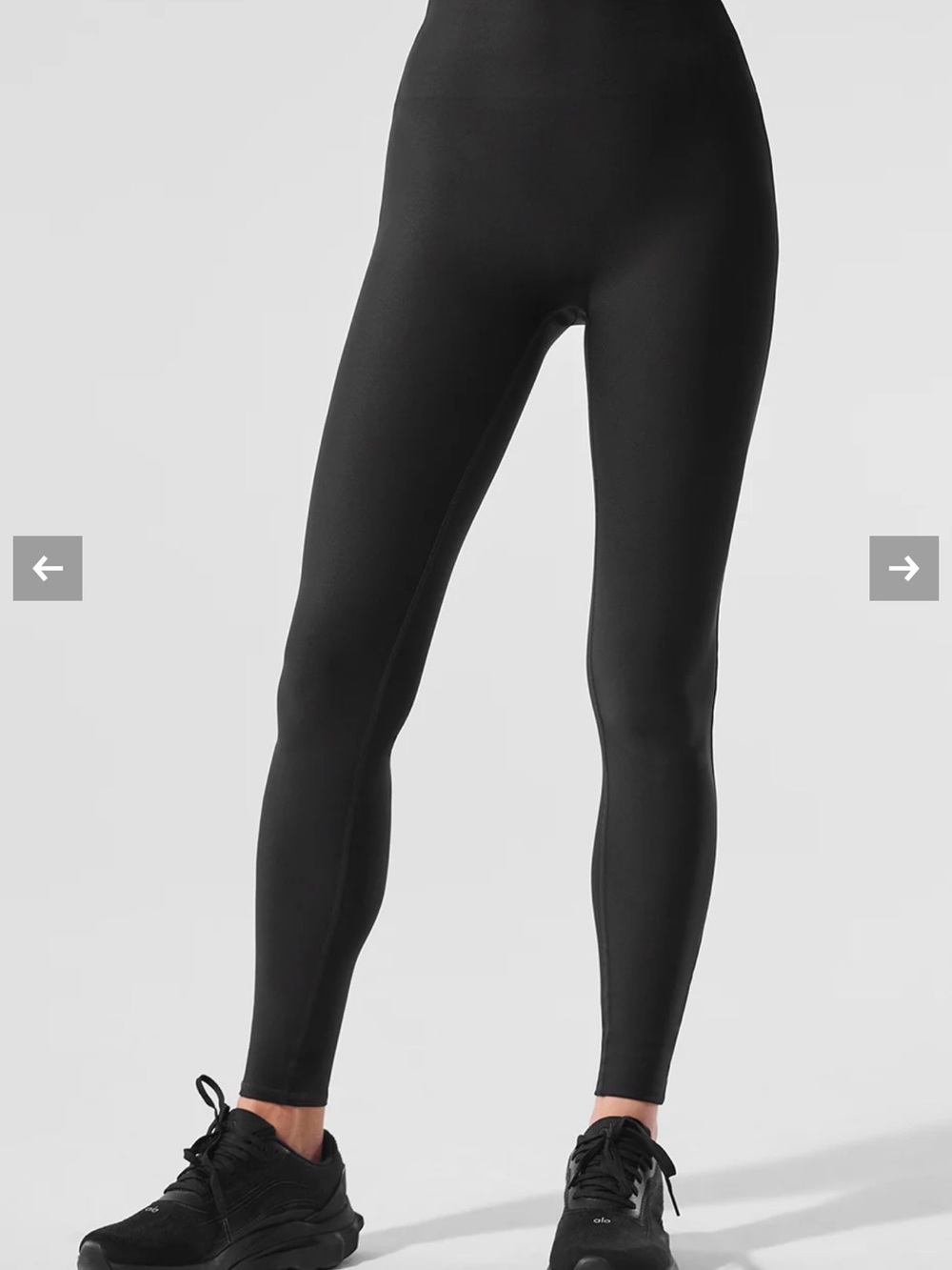 Alo Airlift Black High-Waist Sleek Seamless Leggings